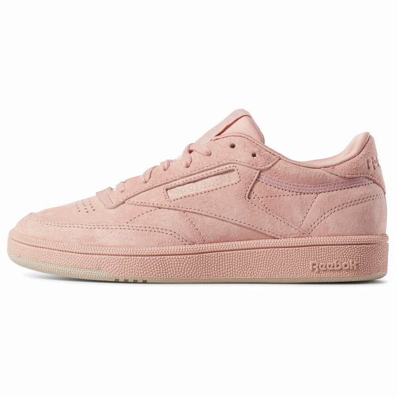 Tenisi Reebok Club C 85 Dama Roz Romania AS4533KL